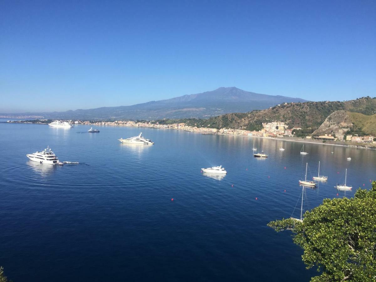 Panoramic Taormina Bay View Lägenhet Exteriör bild